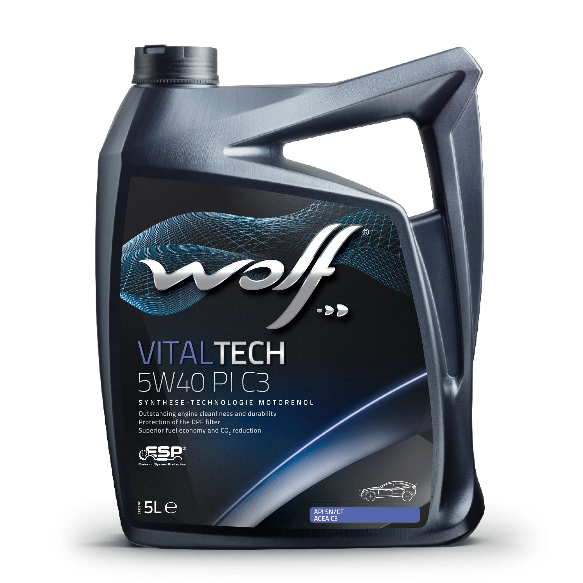 Масло моторное VITALTECH PI C3 синтетика 5W-40 5 л.