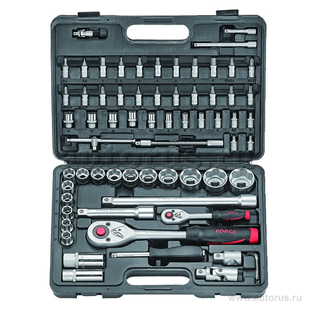 Набор 1/4, инструмента 1/2 68 пр. 6-гран. SL FORCE 4682