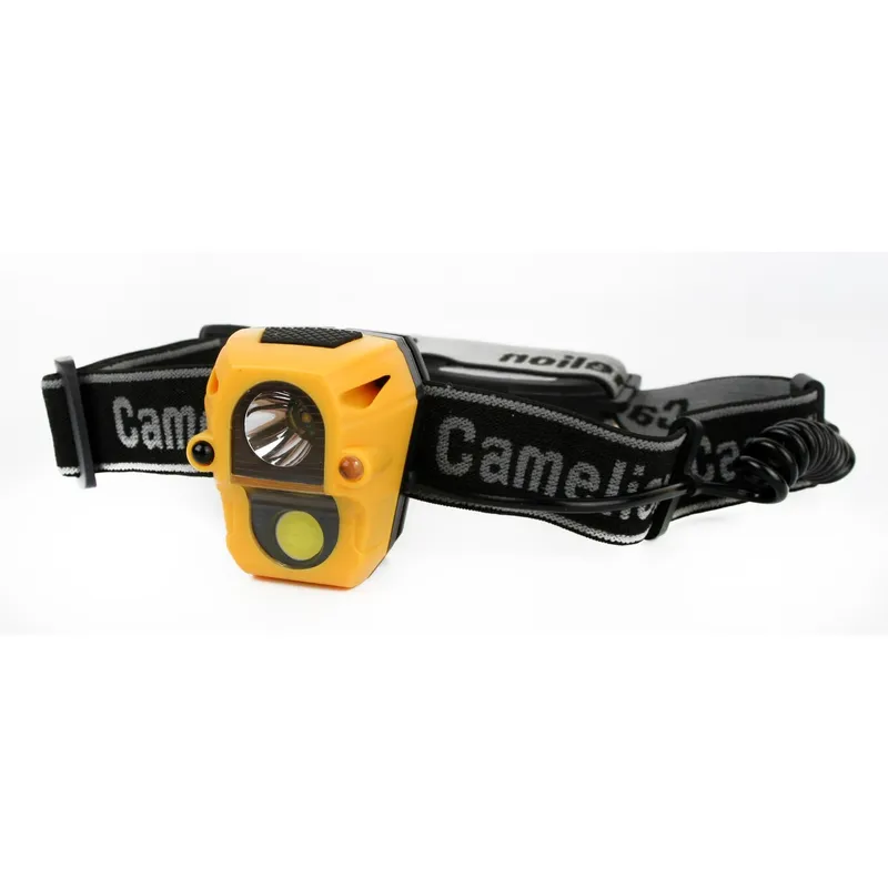 Фонарь налобн, COB, сенсор, 6 реж, 3XLR03 в компл, пласт, откр. блист Camelion LED5376