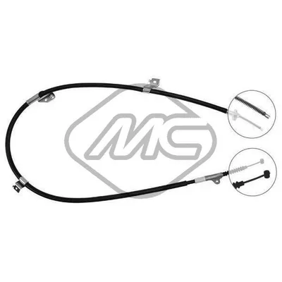 Трос ручника NIS ALMERA N 15 GA14DE/16DE-CD20 DX R Metalcaucho 82310