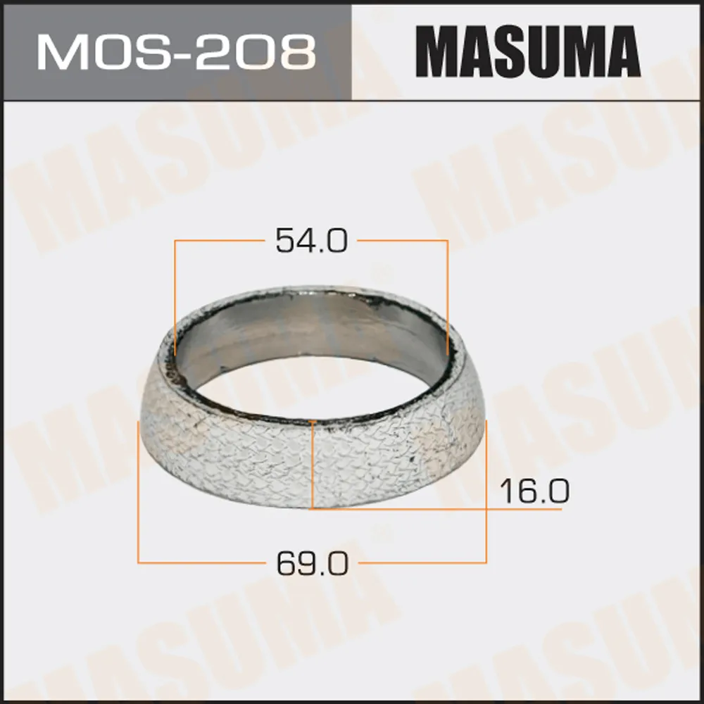 Кольцо глушителя NISSAN AD MASUMA MOS-208