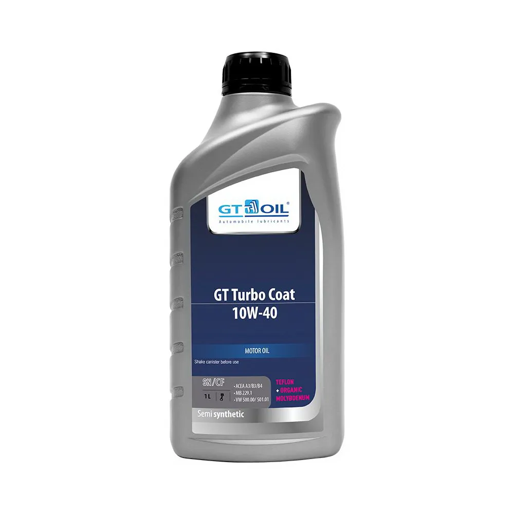 Масло моторное GT OIL GT Turbo Coat 10W-40 полусинтетическое 1 л 8809059407455