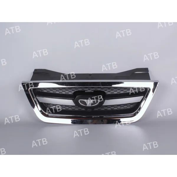 Решетка радиатора Daewoo Nexia 1 2008-2016 рестайлинг хром N150 (в сборе) ATB 1ADN10JA