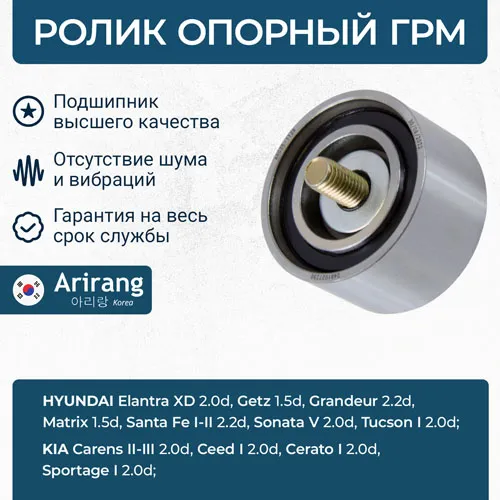 Ролик обводной ремня ГРМ ARIRANG ARG35-1126