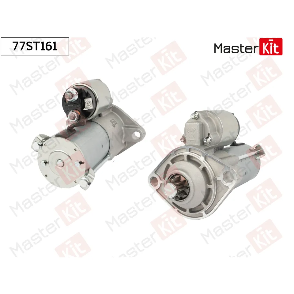 Стартер Chery QQ6/JAGGI 2006 - 2013 (1.3kw) MASTERKIT 77ST161