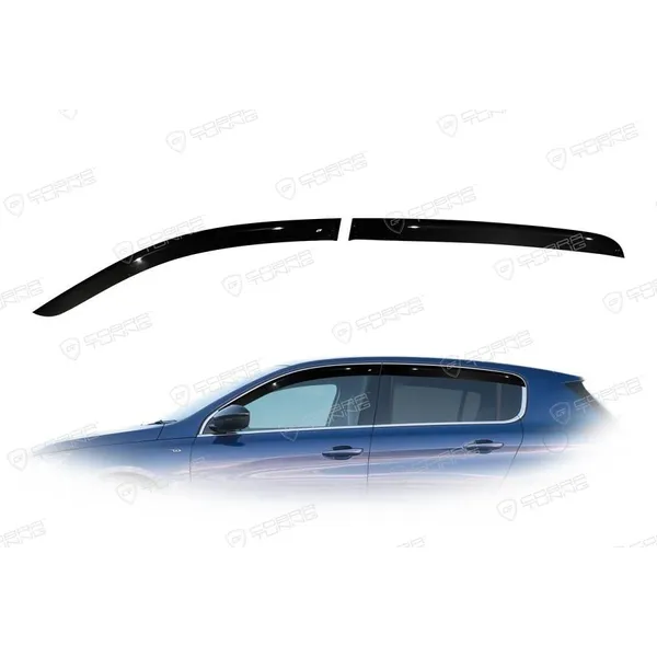 Дефлектора на окна Peugeot 308 Hb 5d 2013 деф.окон Cobra Tuning P12513