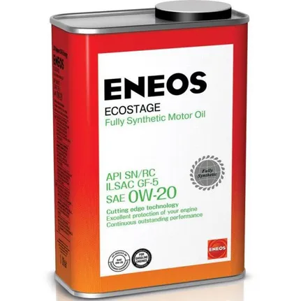 Масло моторное ENEOS Ecostage Synt 0W-20 синтетическое 1 л 8801252022015