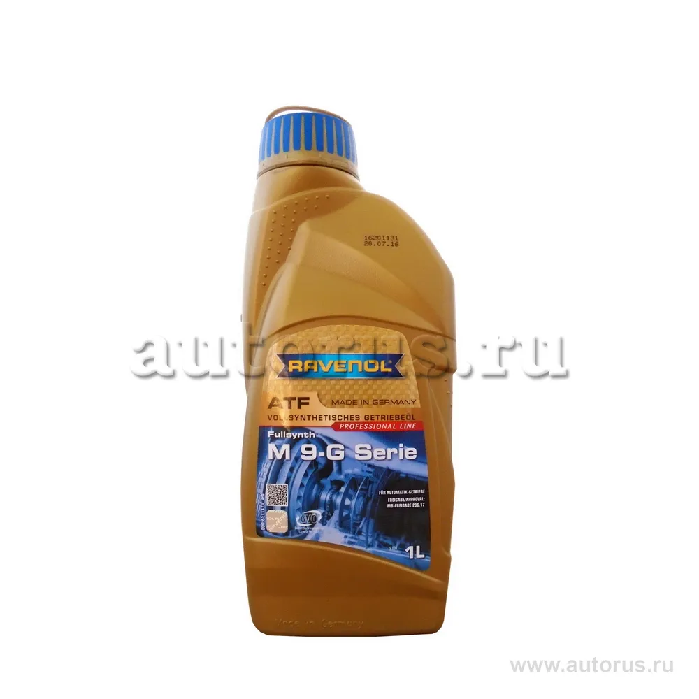 Трансмиссионное масло RAVENOL ATF M 9-G Serie (1л) new 1211139-001 (4014835842397)