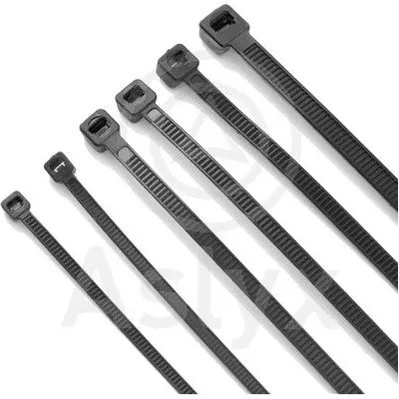 Стяжка пластиковая, хомут 2.5X200 белый AS200025