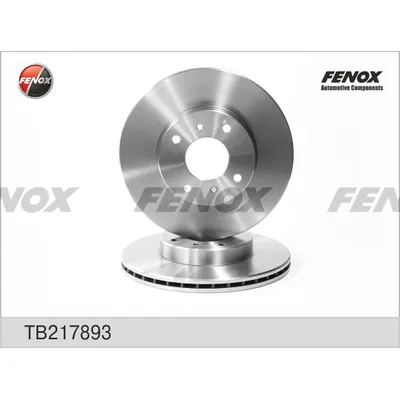 Диск тормозной передний NISSAN ALMERA (N16)/ PRIMERA (P11) FENOX TB217893