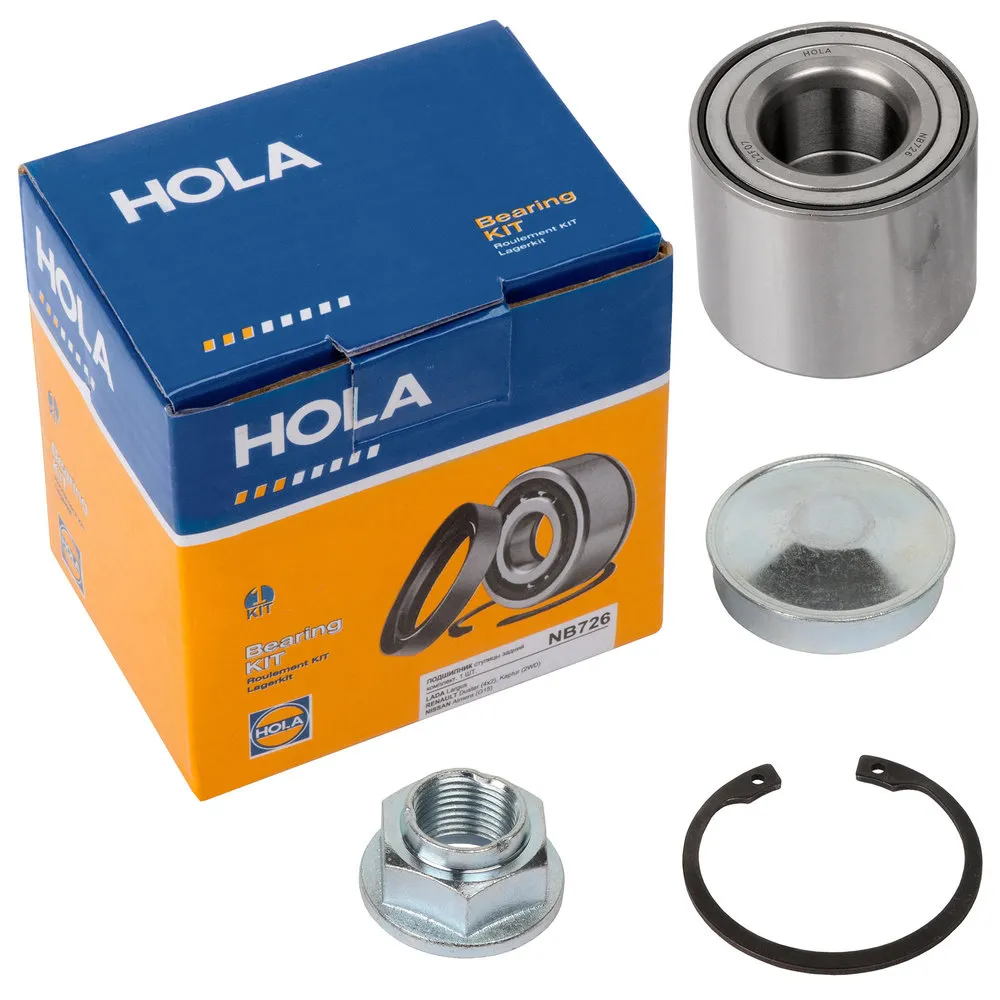Подшипник ступицы, комплект задний HOLA NB726