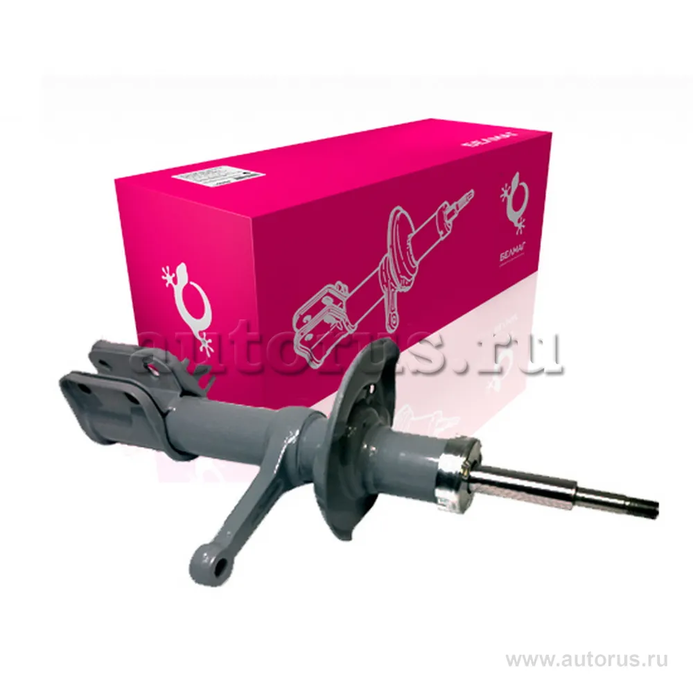 Стойка ВАЗ 1119 телескопическая передней подвески левая под бочкообразную пружину гидравлическая, БелМаг арт. BM.0121
