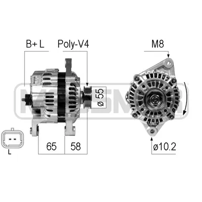 Генератор 14V 110A ERA 210710