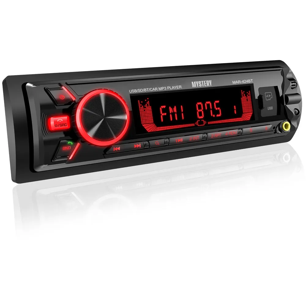Автомагнитола MYSTERY MAR-424BT USB ,SD,AUX,BT