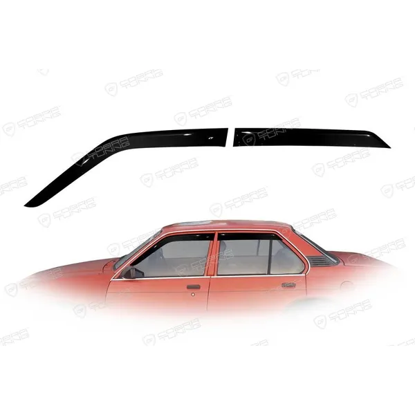 Дефлектора на окна Opel Ascona C Sd 1981-1988 деф.окон Cobra Tuning O11881