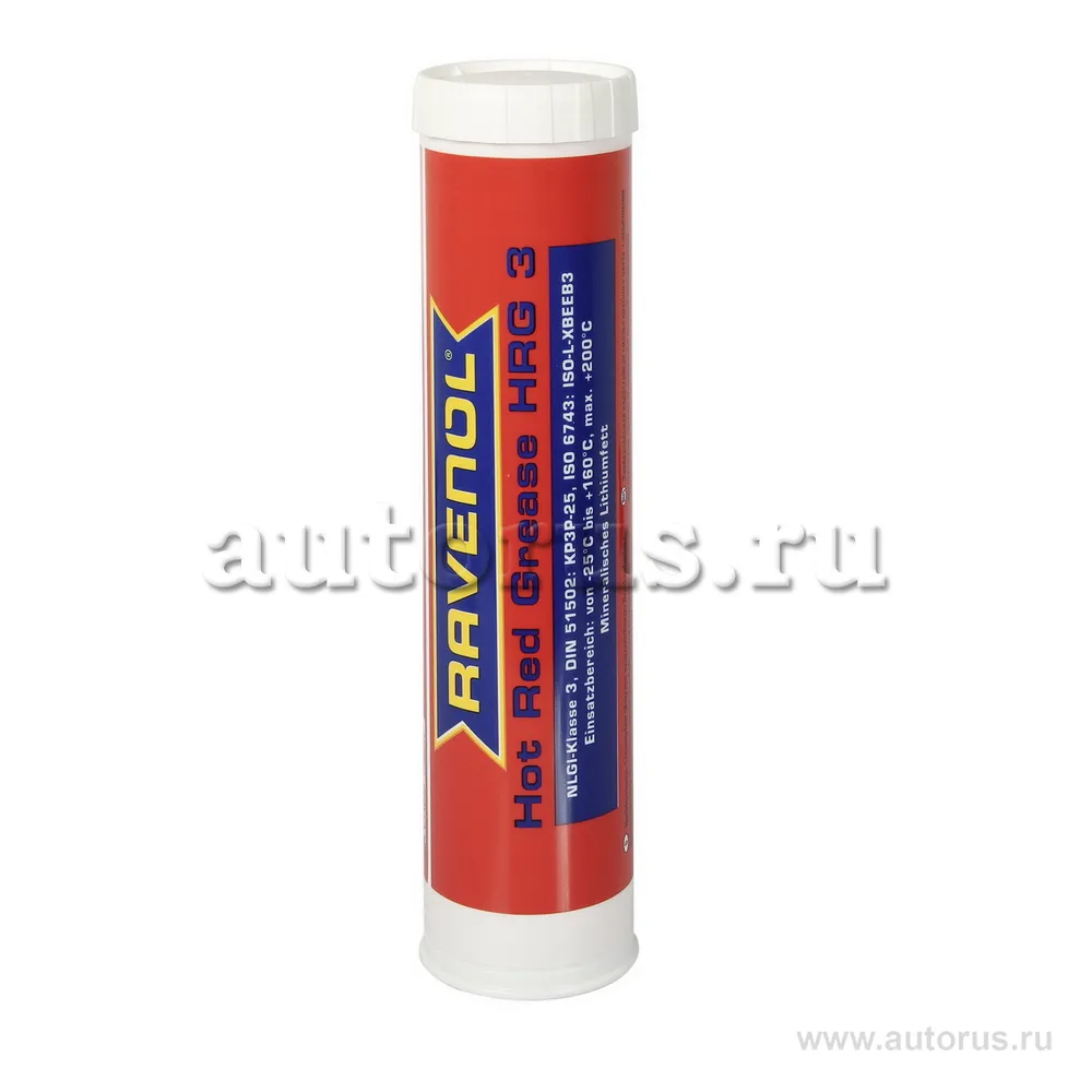 Смазка пластичная RAVENOL Hot Red Grease HRG 3 400 г Ravenol 1340122-400
