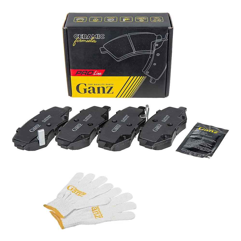 Колодки тормозные передние PRO-Line Ceramic для JAC JS4 / МОСКВИЧ 3 GANZ GIJ07069C