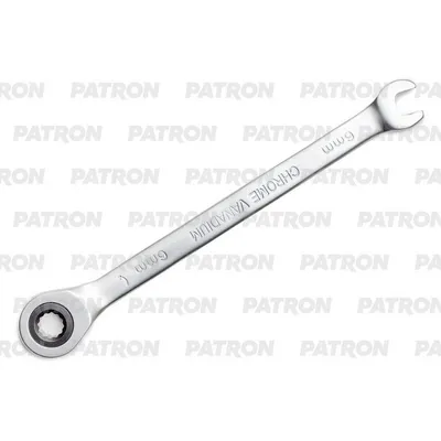 Ключ комбинированный трещоточный, 6 мм PATRON P-75706