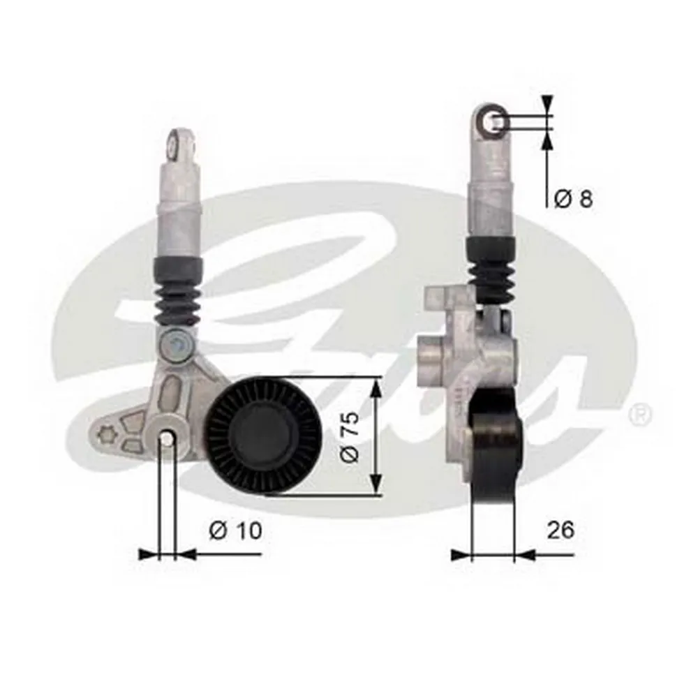 Ролик натяжителя AUDI A4/A6/A8 2.7/3.0D