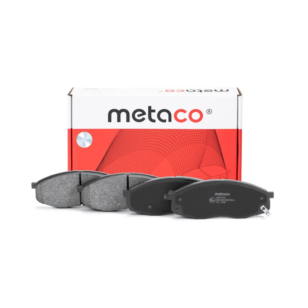 Колодки тормозные передние к-кт Metaco 3000-810