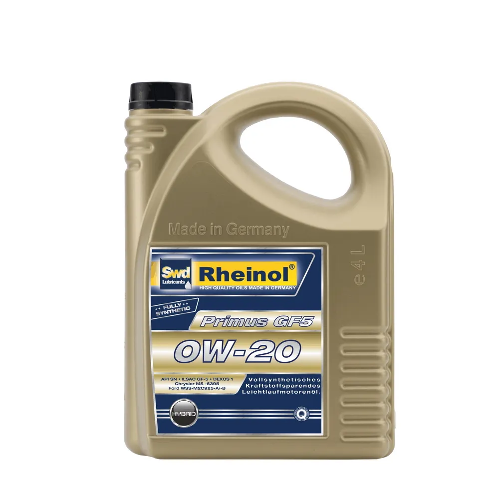 Масло моторное SWD RHEINOL Primus GF5 0W-20 синтетическое 4 л 31171,485