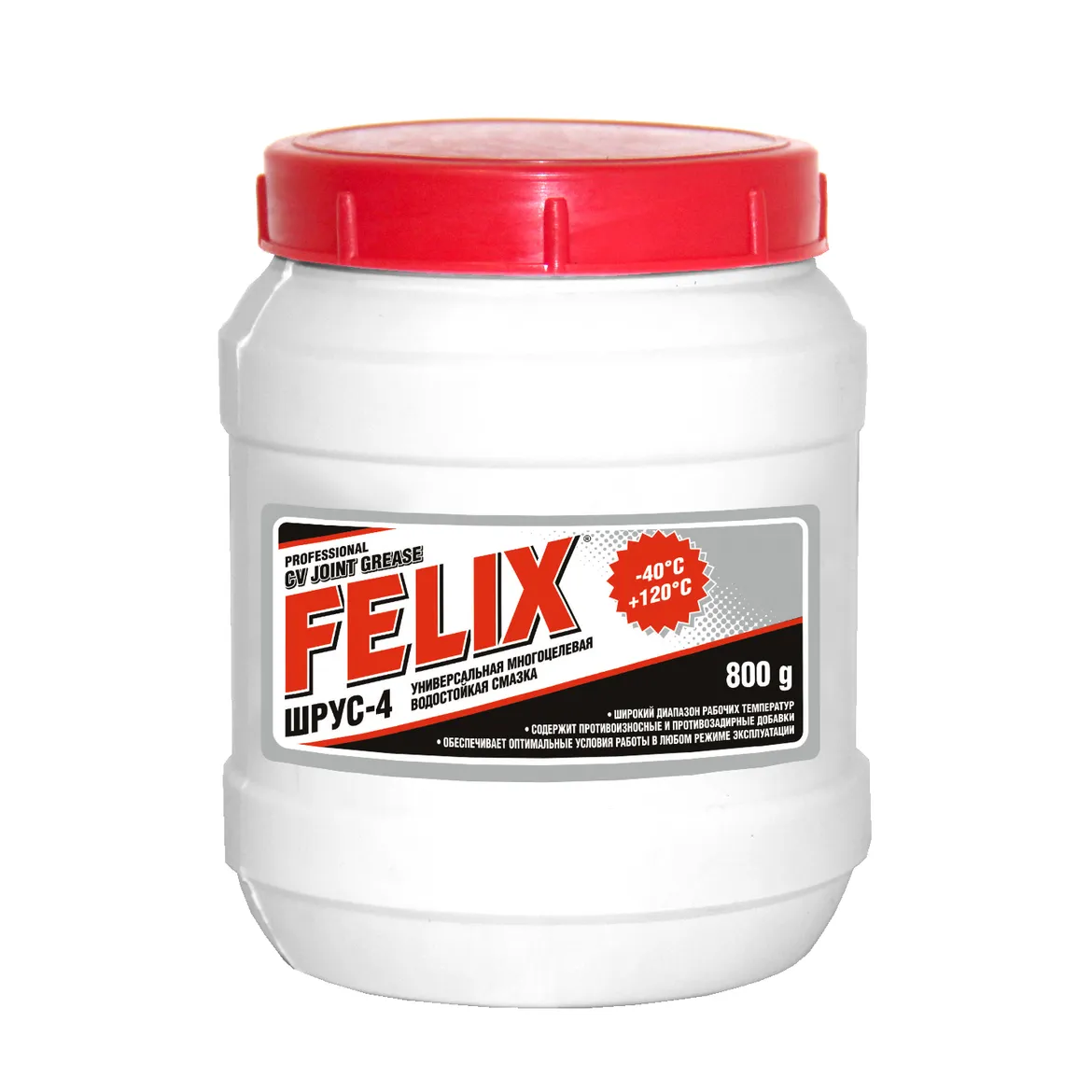 Смазка ШРУС-4 FELIX (800 г) банка Felix 411040098