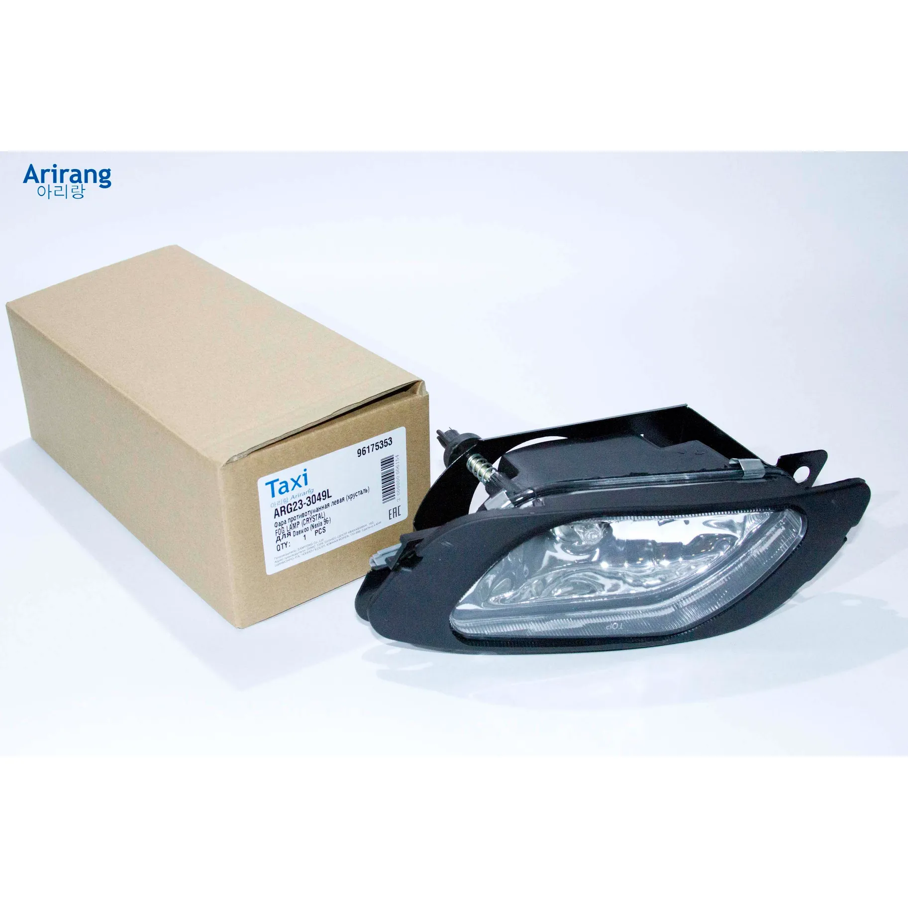 Фара противотуманная левая (хрусталь) Daewoo (Nexia 96-) ARIRANG ARG233049LTAXI