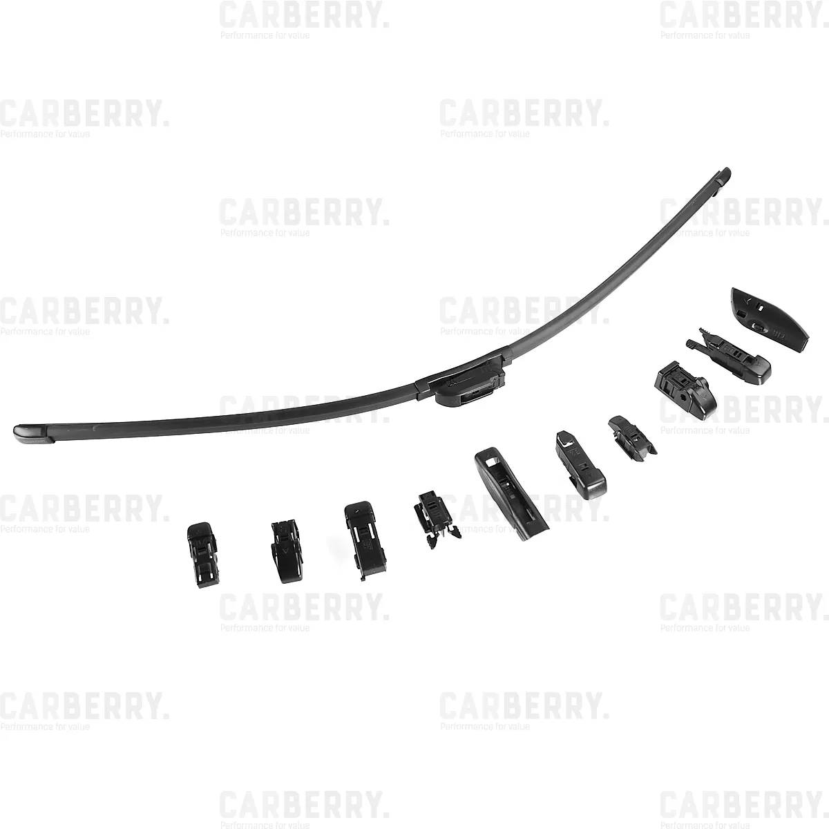 Щетка стеклоочистителя 700 мм бескаркасная 1 шт CARBERRY T-Flex 27CA70