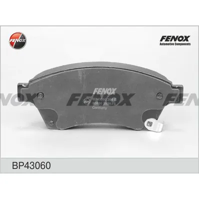 Колодки тормозные передние FENOX BP43060