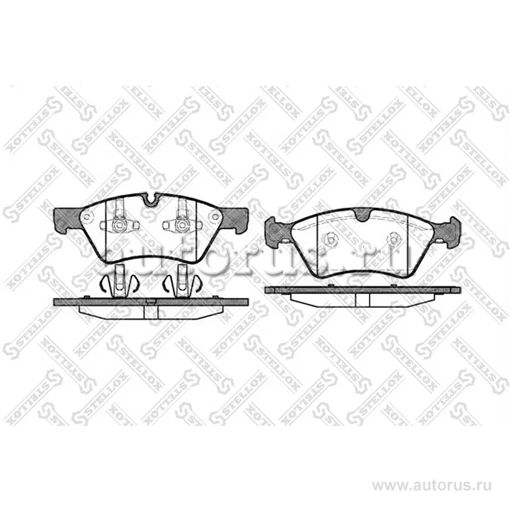 Колодки дисковые п. MB W164/W251 3.5-3.0DCi 05> STELLOX 1190 000-SX