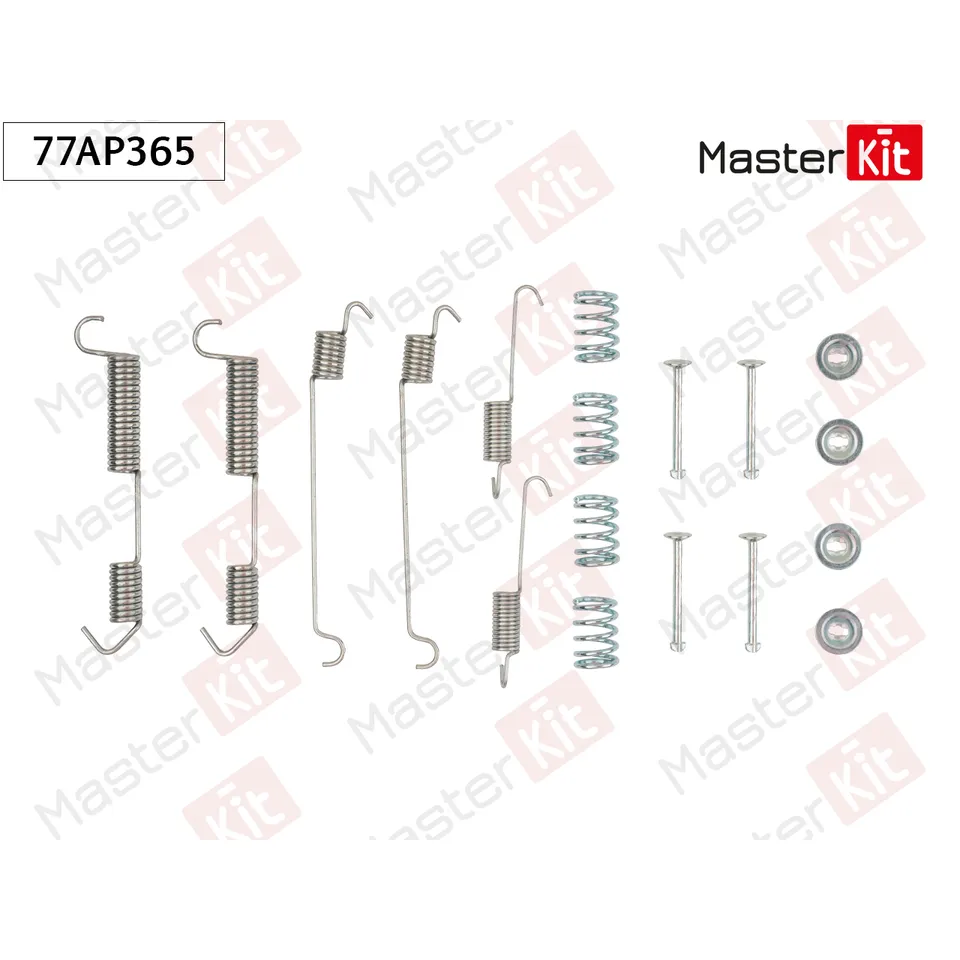 Комплект установочный барабанных колодок BMW 3 (E30) 1982 - 1992 MASTERKIT 77AP365