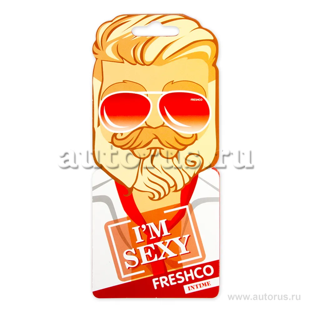 Ароматизатор Территория Мужчин пропитанный пластинка (ТМ Sexy) Интим Freshco AR1TM020