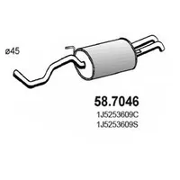 Задн.часть глушителя ASSO 587046