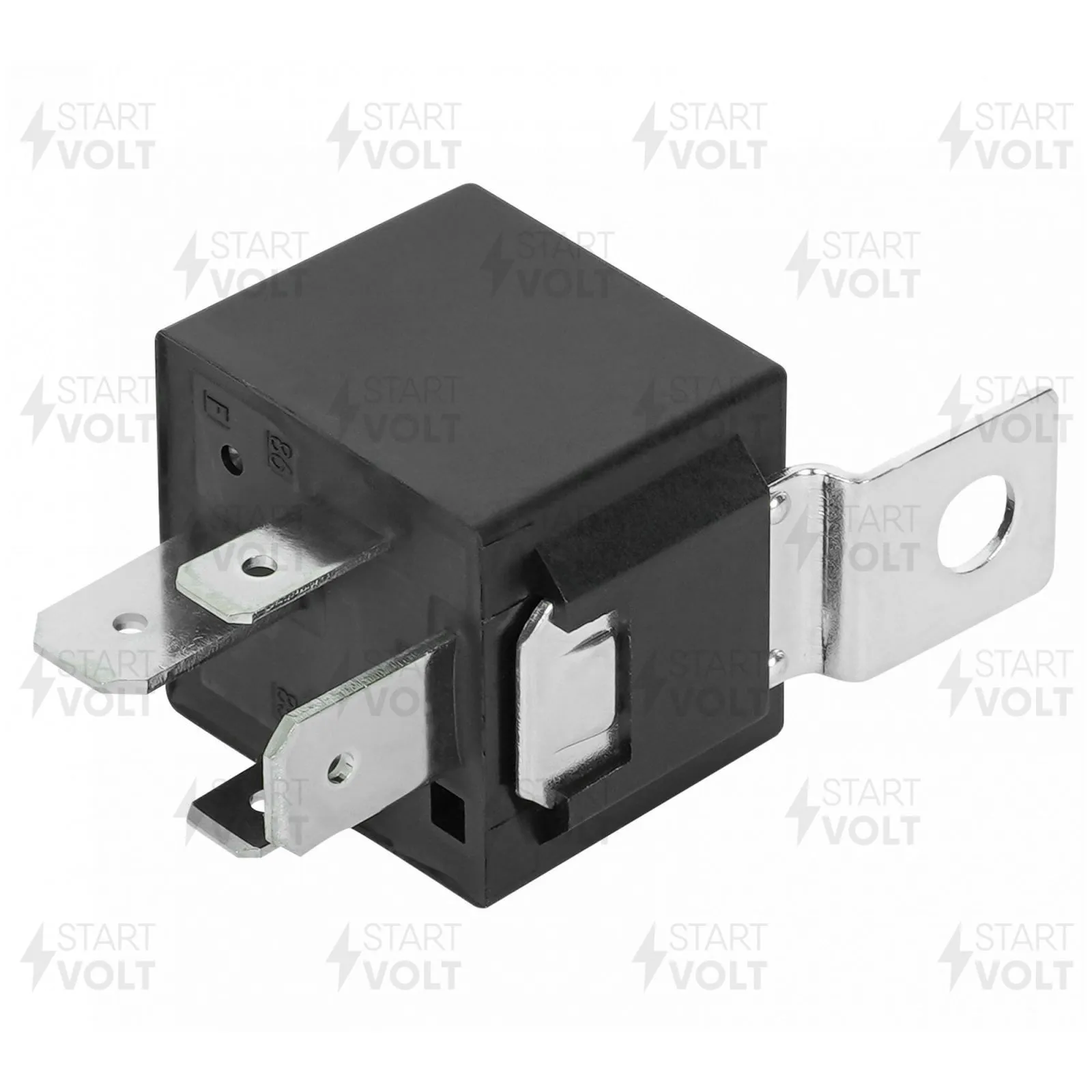 Реле автомобильное защиты стартера 4 конт. 12V 70A (с кронштейном) STARTVOLT SCR 0322