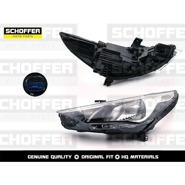 Фара левая Hyundai Solaris (II 2020 - н.в.) SCHOFFER SHF12096