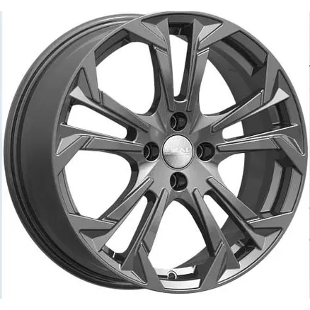 Диск литой R17 7J 4x100/60.1 ET45 СКАД Дунай Графит 4120527