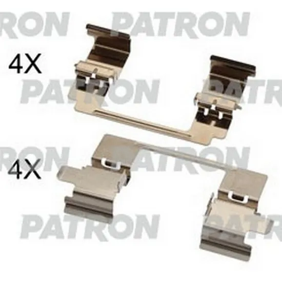 Комплект монтажный тормозных колодок дисковых HONDA: ACCORD IX 08- PATRON PSRK1290