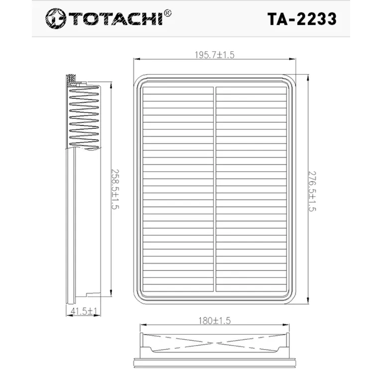 Воздушный фильтр TOTACHI TA-2233 281132P300 C28011 TOTACHI TA-2233