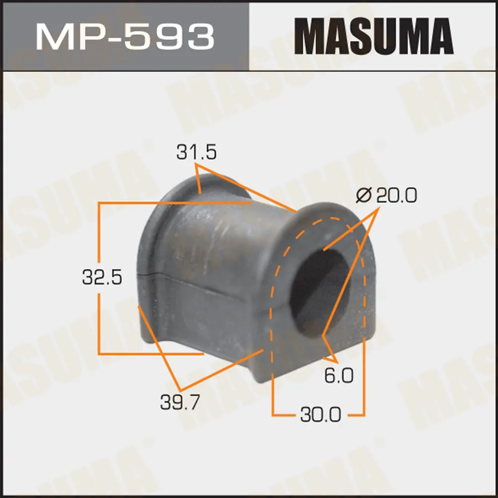 Втулка стабилизатора TOYOTA CALDINA MASUMA MP-593
