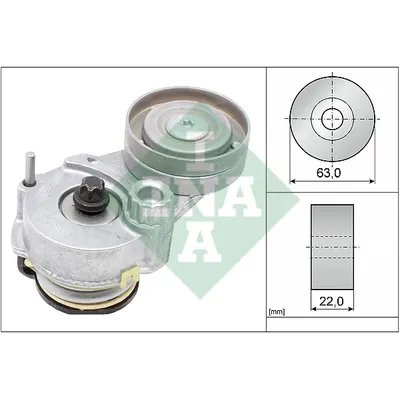 Ролик натяжения генератора INA 534 0147 10