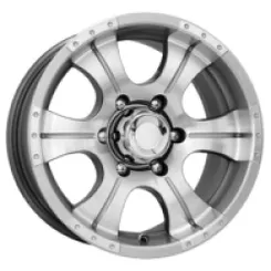 Диск литой R16 8J 5x139.7/110.1 ET-15 КИК Байконур Дарк платинум 73091