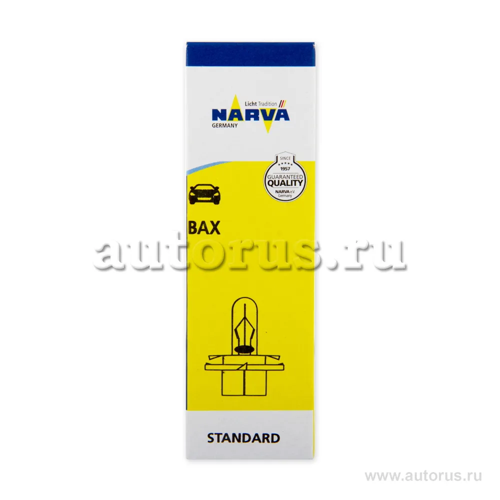 Лампа 12V Bax8,4d 1,1W NARVA Orange 1 шт. картон 17046