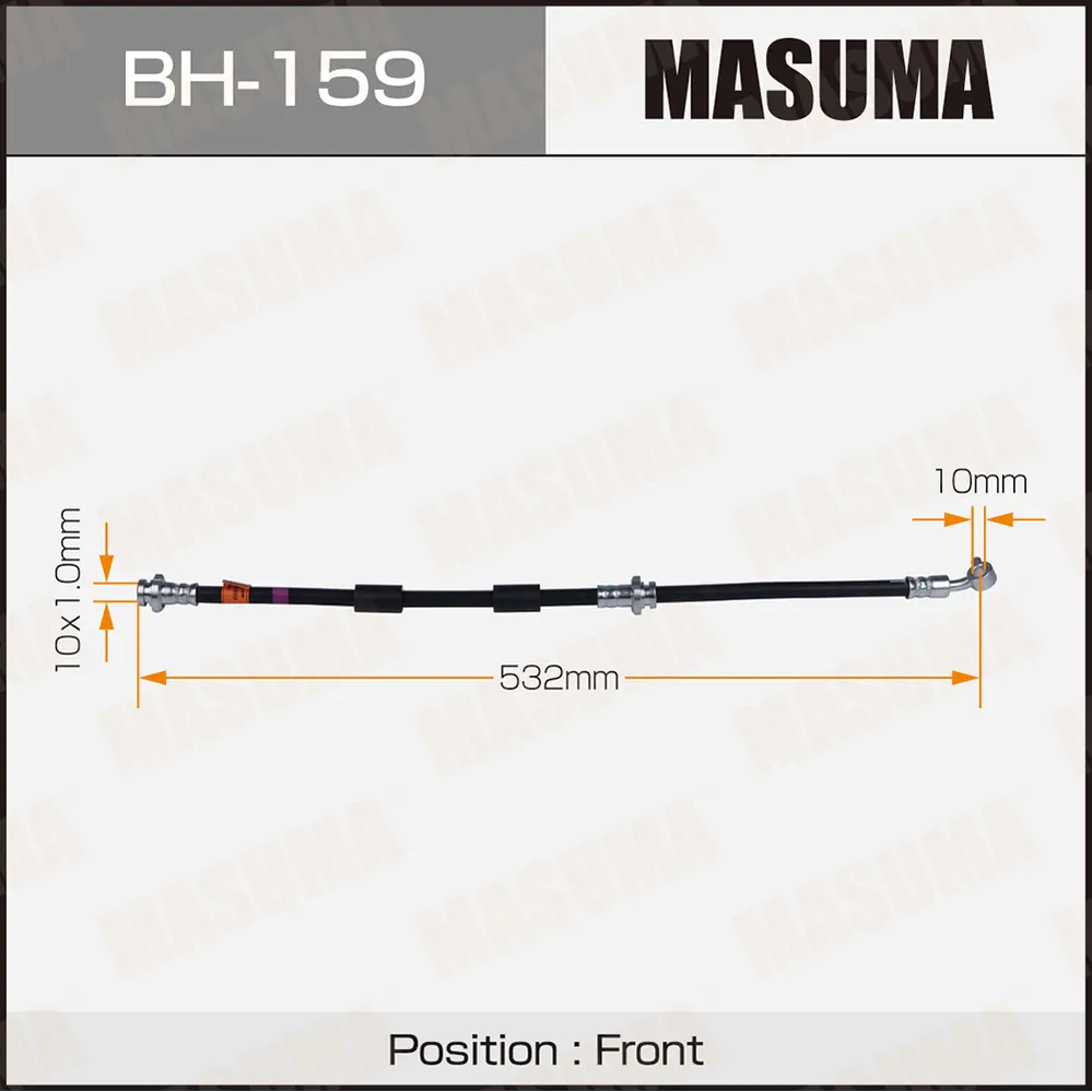 Шланг тормозной передний NISSAN CEFIRO MASUMA BH-159