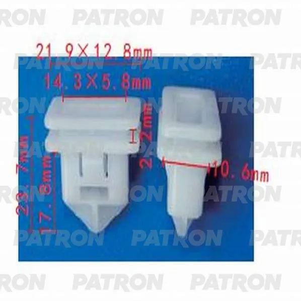 Фиксатор пластиковый Volvo применяемость: молдинги PATRON P37-1335