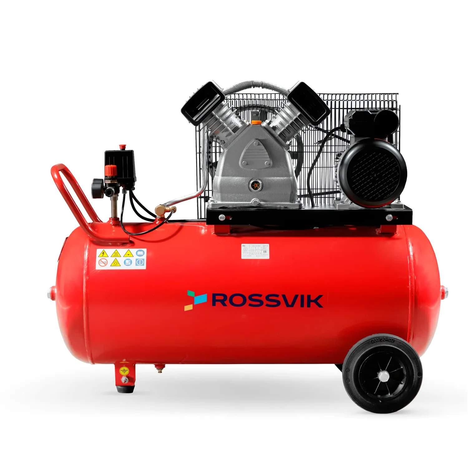 Компрессор поршневой ROSSVIK СБ4/С-100.LB30, 420л/мин, 10бар, ресивер 100л, 380В/2,2кВт Rossvik СБ4С100LB30