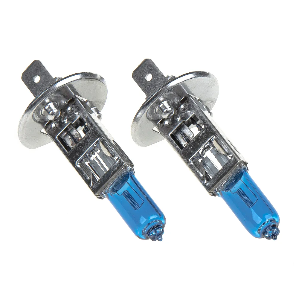 Лампа 12V H1 100W P14,5s WOLFRAM SKY BLUE WHITE LIGHT 2 шт. DUOBOX 22101SB
