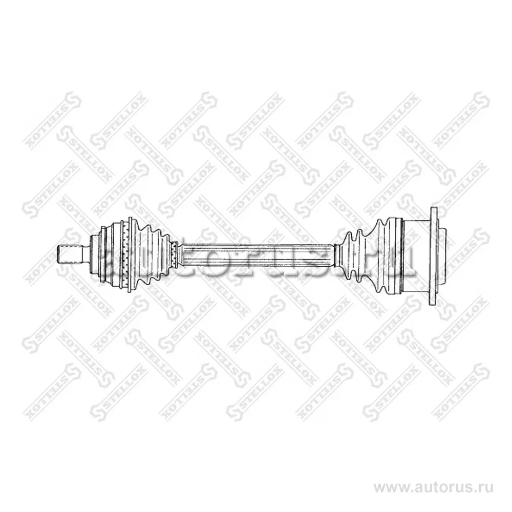 Привод передний 510mm ABS, 20579 VW Sharan 1.8T/2.0/1.9TDi/2.8 96> STELLOX 158 1768-SX