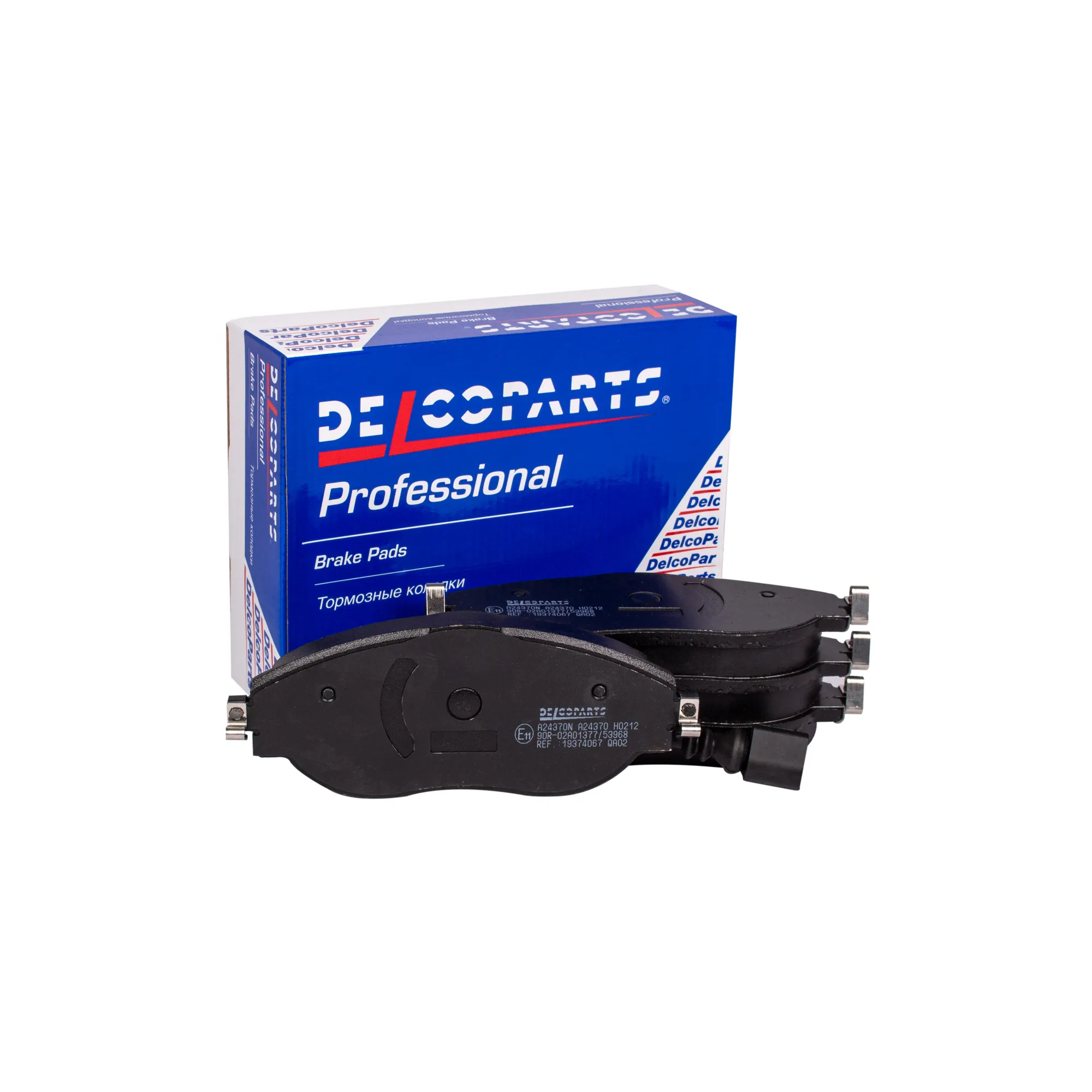 Колодки тормозные передние VW PASSAT DelcoParts 19374067