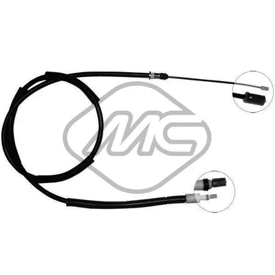 Трос ручника PGT 306 ALL (DISC BRAKE) DX-RH Metalcaucho 80213