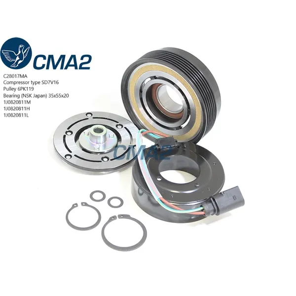 Муфта в сборе SD7V16 6PK119 (NSK подшипник) 1J0820811M CMA2 C28017MA